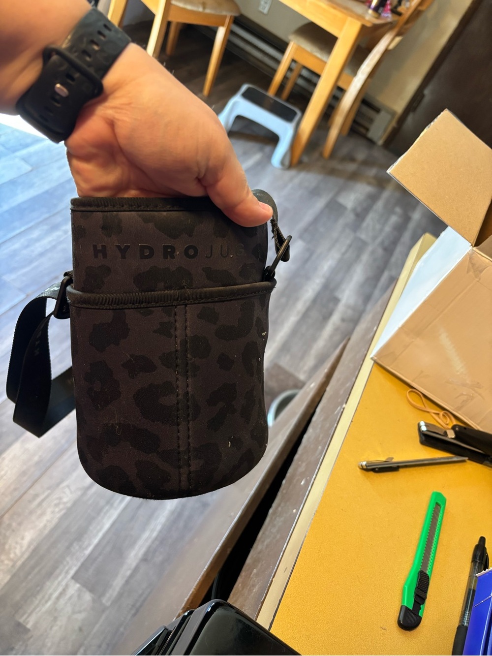 HydroJug Black Camo Neoprene Toiletry Bottle Carrier